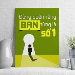 Đừng quên rằng bạn đã từng là số 1 mẫu 2
