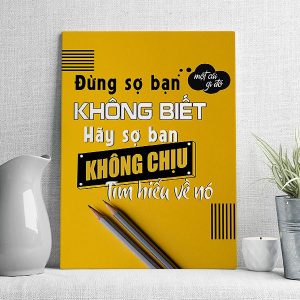 Đừng sợ bạn không biết, hãy sợ bạn không chịu tìm hiểu về nó mẫu 2