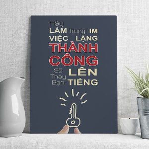 Hãy làm việc trong in lặng để thành công của bạn lên tiếng mẫu 3