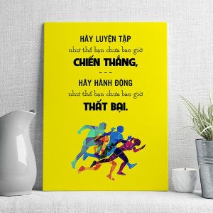 Hãy luyện tập như thể bạn chưa bao giờ chiến thắng