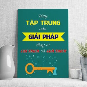Hãy tập trung vào giải pháp thay vì chỉ trích và giải thích