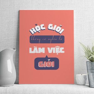 Học giỏi không có nghĩa là làm việc giỏi