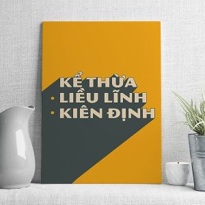 Kế thừa liều lĩnh kiên định