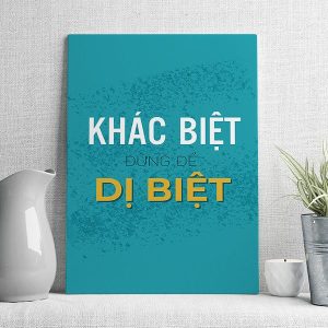 Khác biệt đừng để dị biệt