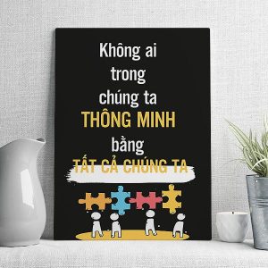 Không ai trong chúng ta thông minh bằng tất cả chúng ta