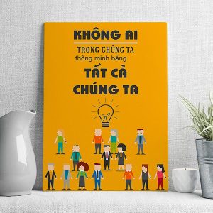 Không ai trong chúng ta thông minh bằng tất cả chúng ta mẫu 4