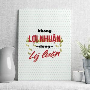 Không lợi nhuận đừng lý luận mẫu 2