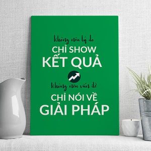 Không nêu lý do chỉ show kết quả không nêu vấn đề chỉ nói về giải pháp