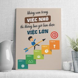 Không xem trọng việc nhỏ thì không bao giờ làm được việc lớn mẫu 3