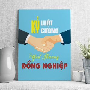 Kỷ luật kỷ cương yêu thương đồng nghiệp