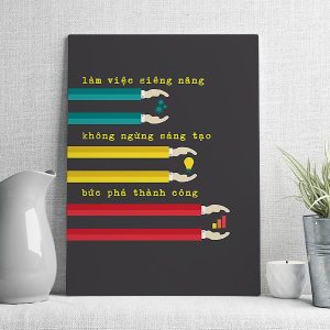 Làm việc siêng năng không ngừng sáng tạo bức phá thành công