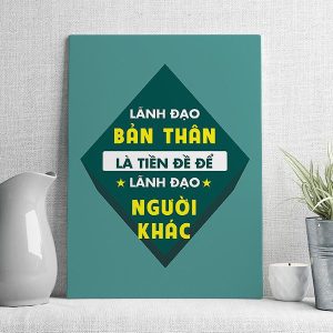 Lãnh đạo bản thân là tiền để để lãnh đạo người khác