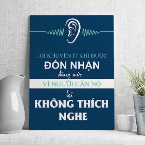 Lời khuyên ít khi được đón nhấn đúng mức vì người cần nó lại không thích nghe