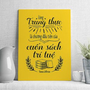 Lòng trung thực là chương đầu tiên của cuốn sách trí tuệ