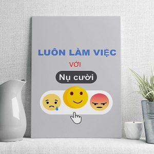 Luôn làm việc với nụ cười