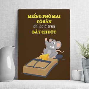 Miếng phô mai có sẵn chỉ có ở trên cái bẫy chuột mẫu 2