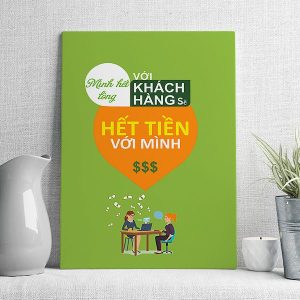 Mình hết lòng với khách hàng sẽ hết tiền với mình
