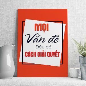 Mọi vấn đề đều có cách giải quyết