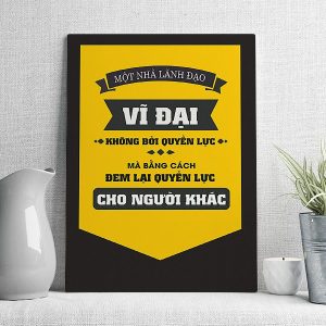 Một nhà lãnh đạo vĩ đại không bởi quyền lực mà bằng cách đem lại quyền lực cho người khác