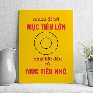 Muốn đi tới mục tiêu lớn phải bắt đầu từ mục tiêu nhỏ