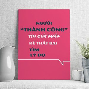 Người thành công tìm giải pháp kẻ thất bại tìm lý do