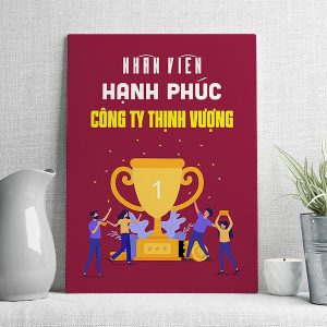 Nhân viên hạnh phúc công ty thịnh vượng