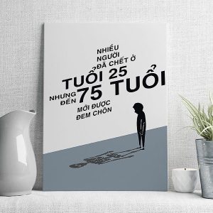 Nhiều người đã chết ở tuổi 25 nhưng đến 75 tuổi mới được đem chôn