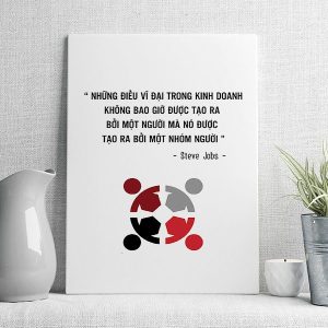 Những điều vĩ đại trong kinh doanh không bao giờ được tạo ra bởi một người