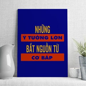 Những ý tưởng lớn bắt nguồn từ cơ bắp
