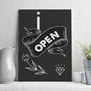 I open