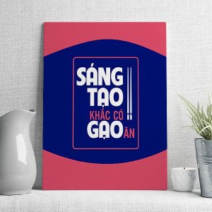 Sáng tạo khắc có gạo ăn