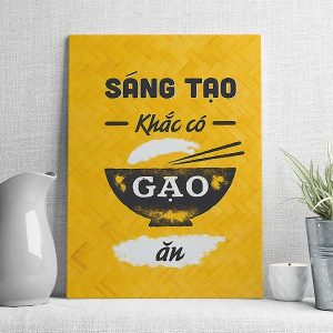 Sáng tạo khắc có gạo ăn mẫu 5