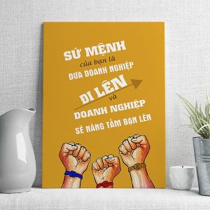 Sứ mệnh của bạn là đưa doanh nghiệp đi lên