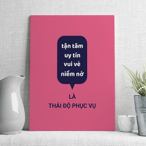 Tận tâm uy tín vui vẻ niềm nở là thái độ phục vụ