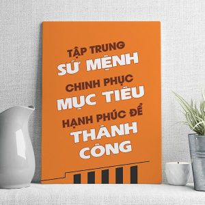 Tập trung sứ mệnh chinh phục mục tiêu hạnh phúc để thành công