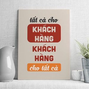 Tất cả cho khách hàng, khách hàng cho tất cả mẫu 2
