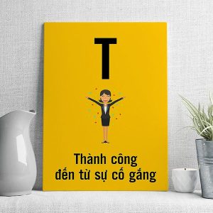 thành công đến từ sự cố gắng