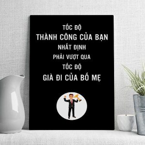 tốc độ thành công của bạn nhất định phải vượt qua tốc độ già đi của bố mẹ