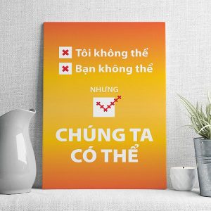 tôi không thể bạn không thể nhưng chúng ta có thể