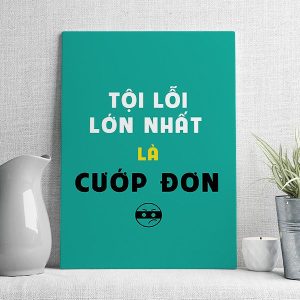 tội lỗi lớn nhất là cướp đơn