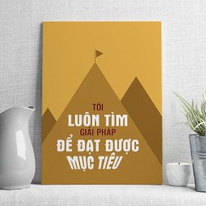 tôi luôn tìm giải pháp để đạt được mục tiêu
