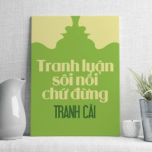 tranh luận sôi nổi chứ đừng tranh cãi mẫu 2