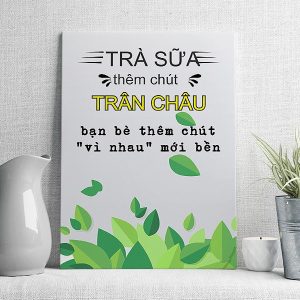 trà sữa thêm chút trân châu bạn bè thêm chút vì nhau mới bền
