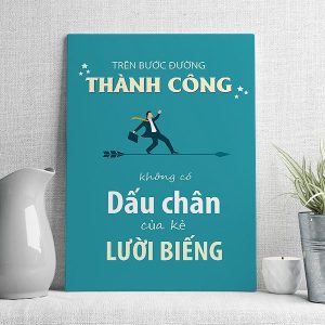 trên bước đường thành công không có dấu chân của kẻ lười biếng mẫu 5