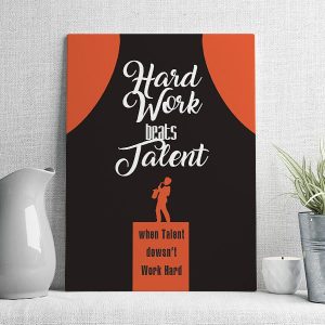 hard work beats talent