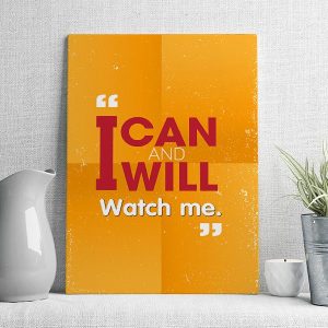 I can and will watch me