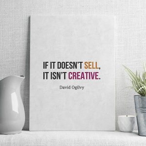 if it doesn't sell it isn't creative