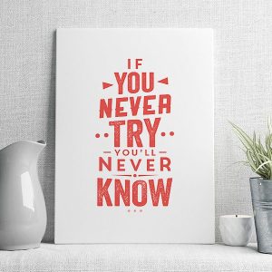 if you never try you'll never know mẫu 2