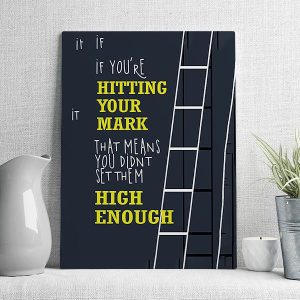 if you're hitting your mark that means you didn't set them high enough mẫu 2