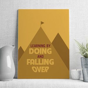 learning by doing and falling over